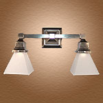 Model NS9 Bathroom Vanity Wall Light Double